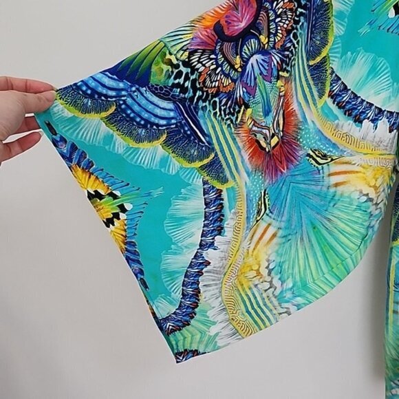 Camilla Reef Warrior Drop‎ Shoulder Playsuit Romper Size XS b75 - Picture 11 of 17